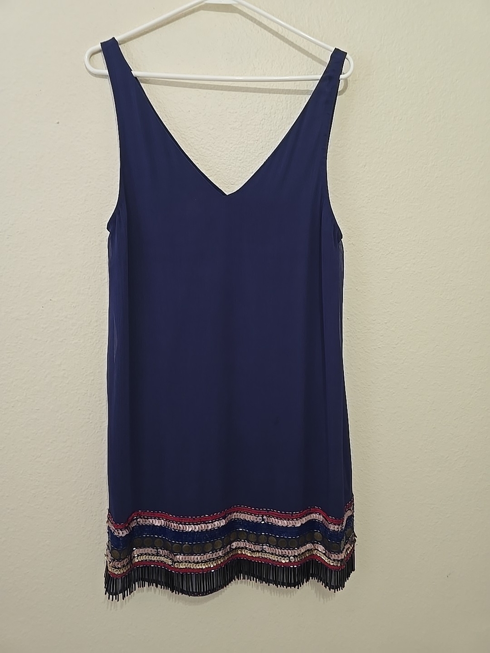 Sam Edelman Royal Blue Sleeveless Shift Dress M